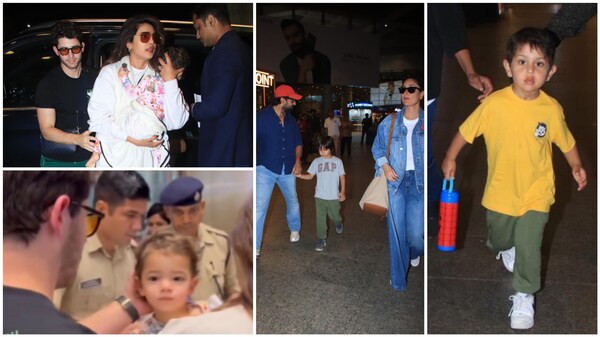 Netizens charmed by Malti Marie, Taimur, Jeh’s visuals from Mumbai airport - Watch here in case you missed it