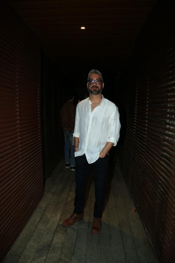 Amit Sharma at his party. (Image Credit: Manav Manglani.)