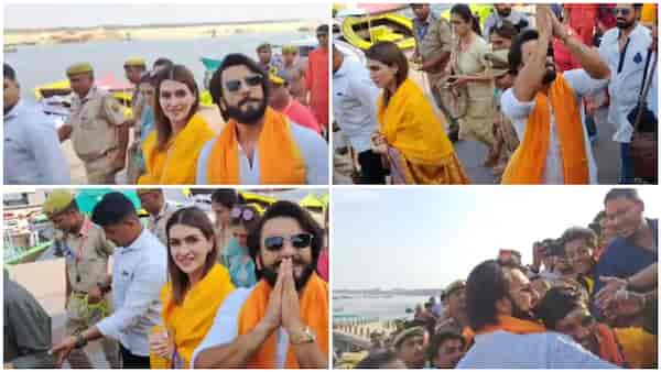 Ranveer Singh, Kriti Sanon offer prayers at Shri Kashi Vishwanath Dham in Uttar Pradesh – Rumours on Don 3 developments swirl online