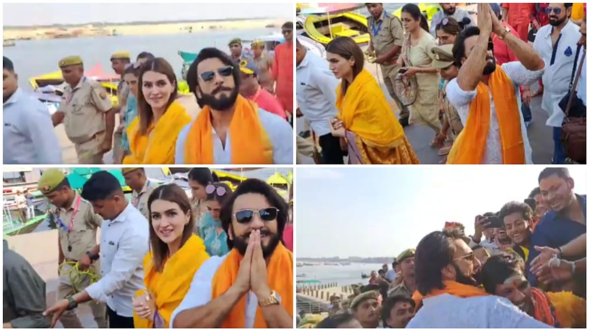 Ranveer Singh, Kriti Sanon offer prayers at Shri Kashi Vishwanath Dham in Uttar Pradesh – Rumours on Don 3 developments swirl online