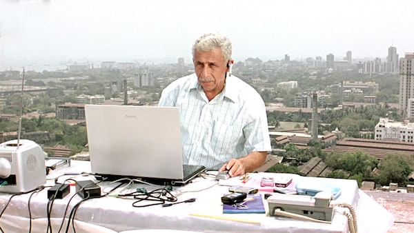 Naseeruddin Shah as seen in the movie.