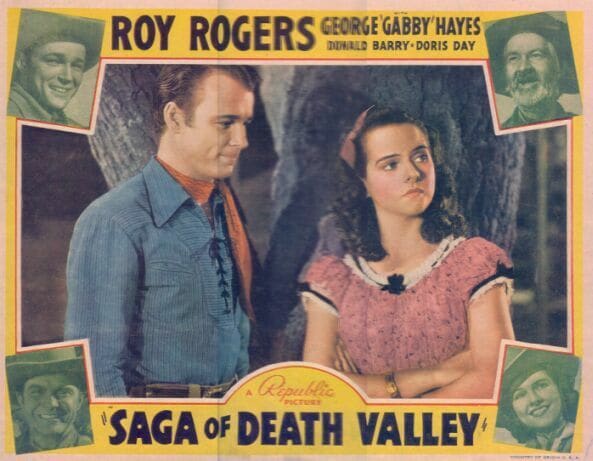 Poster of Saga of Death Valley (1939).