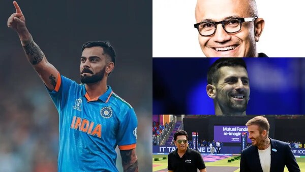 Novak Djokovic, David Beckham, Satya Nadella and more: 8 international celebrities who lauded Virat Kohli, Team India’s performance at ICC World Cup 2023