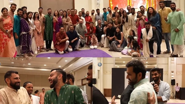 BCCI Diwali Celebration 2023 VIDEO: Virat-Anushka, Rohit-Ritika, Shubman, Ishan and more enjoy the festival of lights