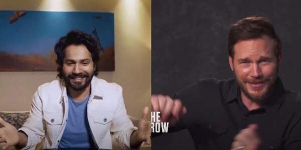 Chris Pratt tries the hook step to 'Chalti Hai Kya 9 Se 12' as Varun Dhawan interviews him for The Tomorrow War