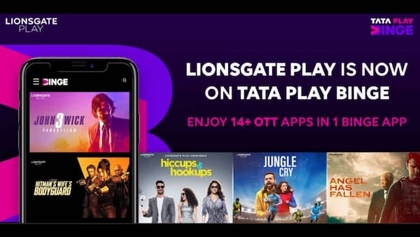 Tata Play Binge onboards Lionsgate Play