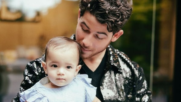 Nick Jonas posts an absolutely precious photo with Priyanka Chopra and his daughter Malti Marie, and it's all things precious