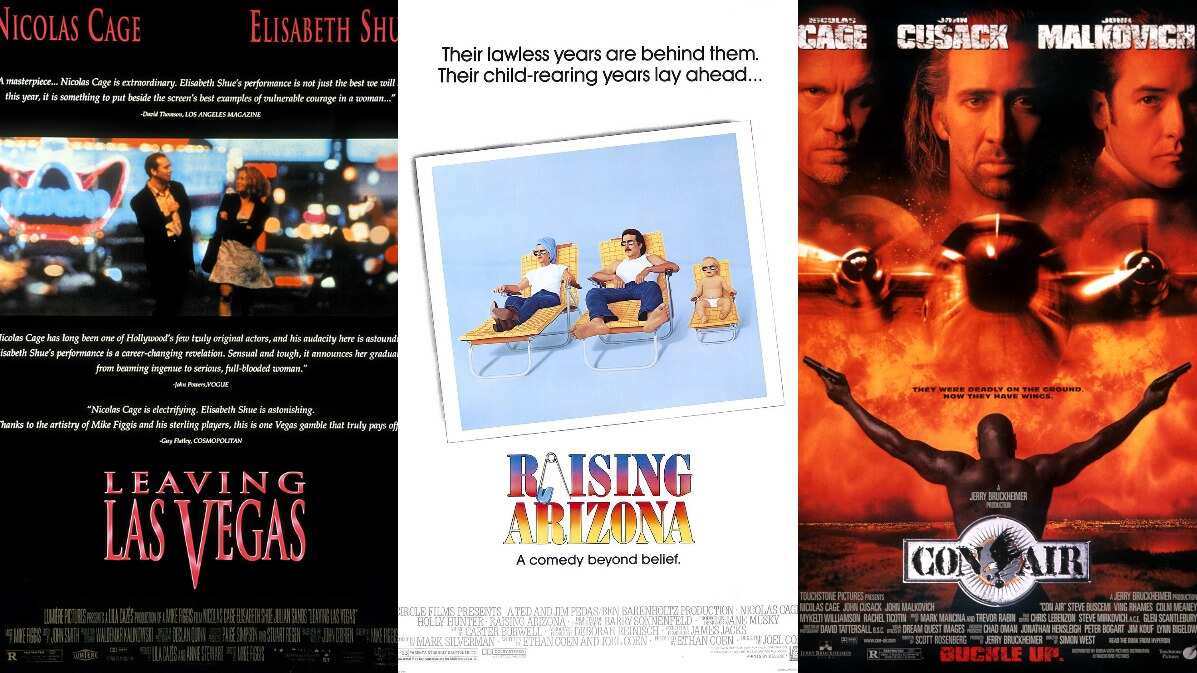 From Face Off to The Croods: Here are some Nicolas Cage movies to