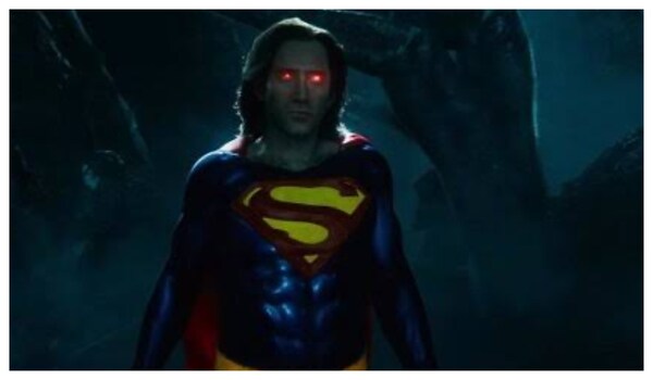 Nicolas Cage As Superman In The Flash