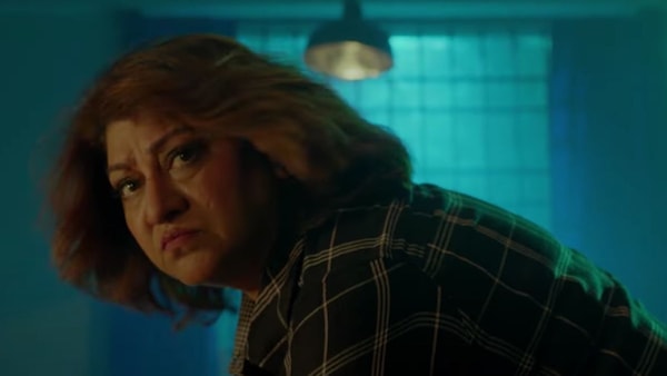 Action Queen Malashree in a still from Night Curfew