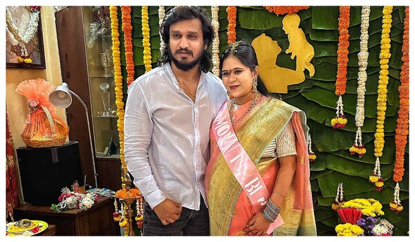 Nikhil Siddhartha officially announces fatherhood, posts a cute baby shower picture with his pregnant wife
