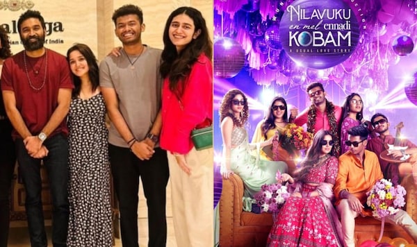Director Dhanush poses with Nilavuku En Mel Ennadi Kobam’s team - All you need to know about the upcoming romantic drama