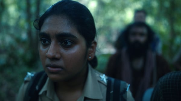 Nimisha Sajayan in a still from Poacher