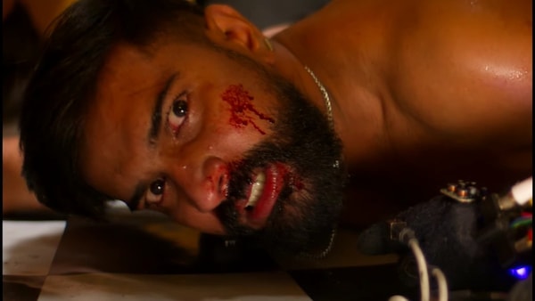 Niranj Maniyan Pilla in a still from Masthishka Maranam