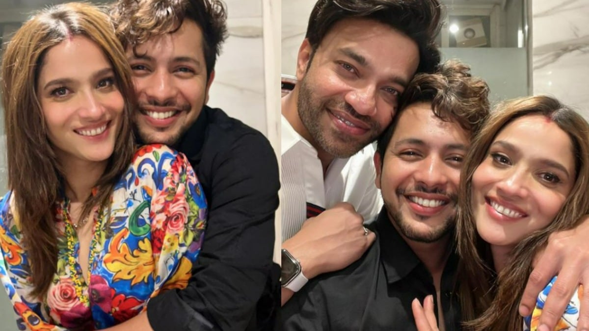 Photos: Nishant Bhat has a fun get-together with Ankita Lokhande, Vicky Jain
