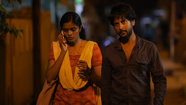 Kani Kusruti and Tanmay Dhanania in a still from the film