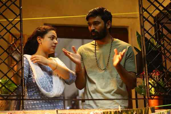 Nithya Menen and Dhanush