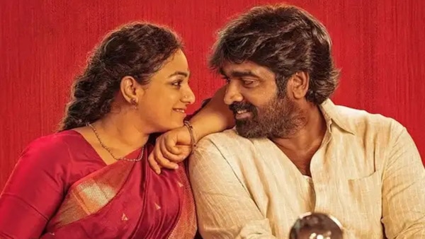 Nithya Menen and Vijay Sethupathi in Thalaivan Thalaivii.