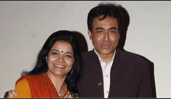 Nitish Bharadwaj with ex-wife Smita Gate in  happier times