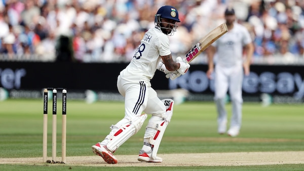 Nitish Kumar Reddy during the 3rd Ind vs Eng Test Match final on Monday, 14 July 2025. Photo via BCCI
