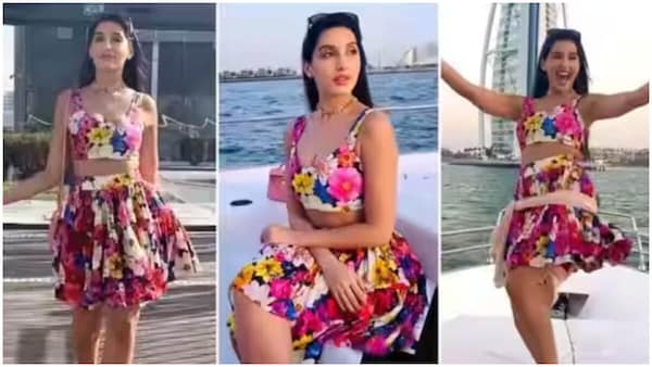 Watch: 'Birthday girl' Nora Fatehi shows off her belly dancing skills on a moving yacht