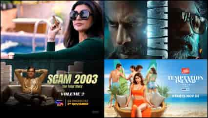 November 2023, Week 1 OTT India releases: From Aarya Season 3, Jawan to Scam 2003: The Telgi Story Volume 2, Temptation Island India