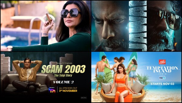 November 2023, Week 1 OTT India releases: From Aarya Season 3, Jawan to Scam 2003: The Telgi Story Volume 2, Temptation Island India