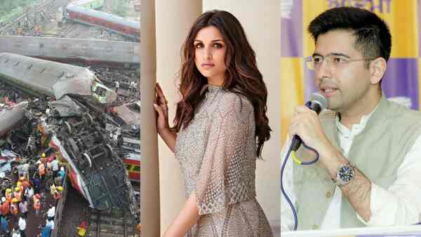 Newly engaged celebrity couple Parineeti Chopra and Raghav Chadha express grief on Odisha Train Accident