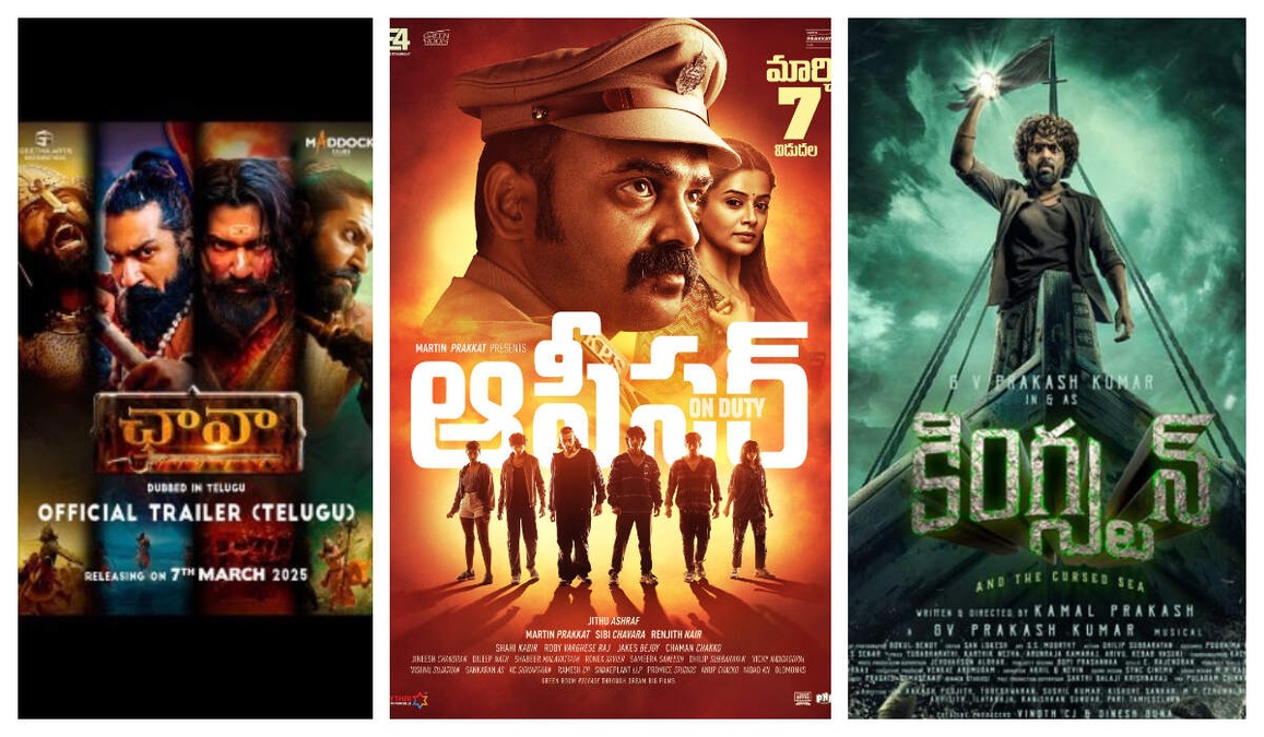 Chhaava to Kingston: Three dubbed films to clash in Telugu States on March 7, 2025