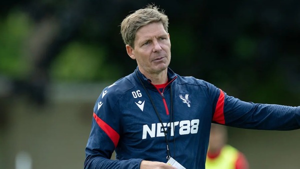 Palace boss Oliver Glasner in the training. Image | Crystal Palace