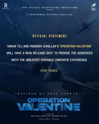 Operation Valentine postponed
