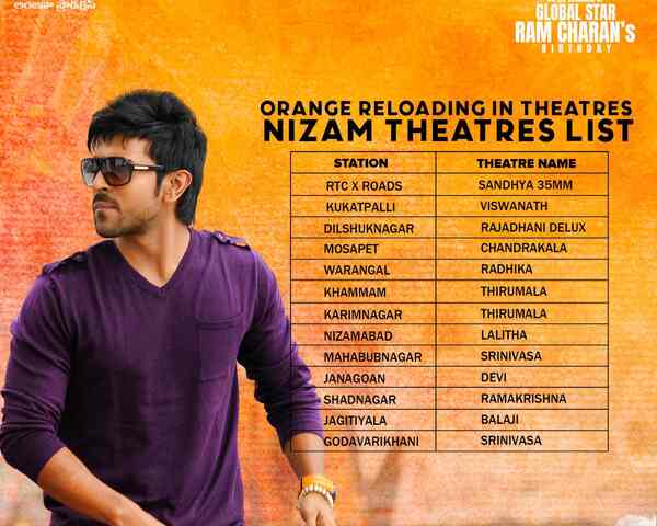 Orange Nizam theater list