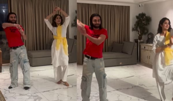 Orry, Janhvi Kapoor dance to Deepika Padukone, Priyanka Chopra's song Pinga; netizens love it | Watch