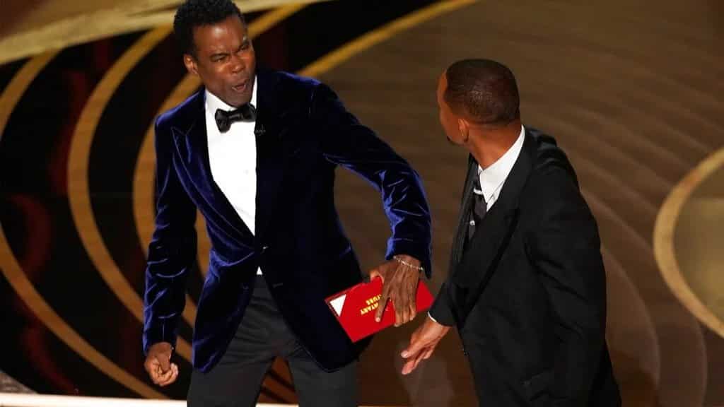 Oscar 2022 Celebrities react to Will Smith slapping Chris Rock across