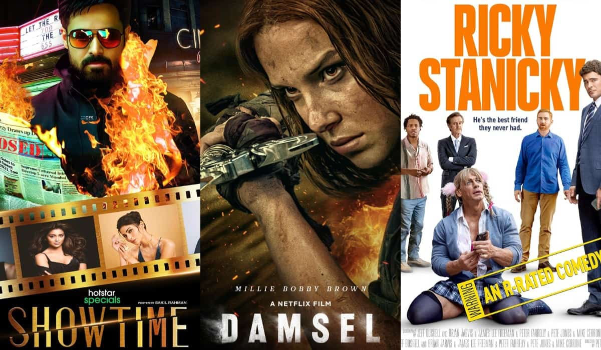 March 2024, Week 2 OTT India releases From Showtime, Damsel, Ricky