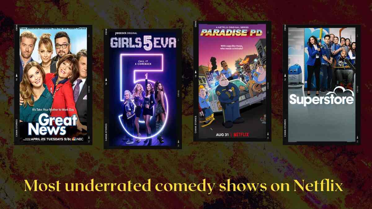 Most underrated comedy shows on Netflix that you need to stream right now