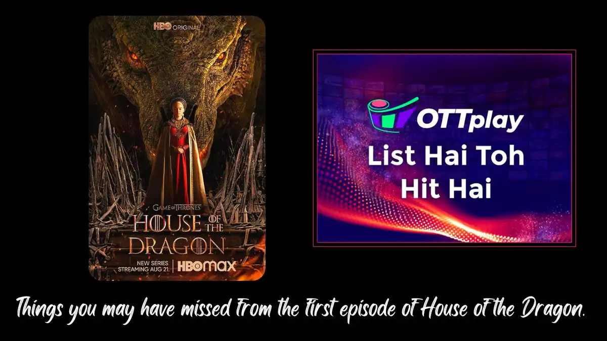 Things you may have missed from the first episode of House of the Dragon