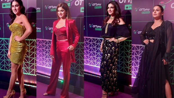 OTTplay Awards 2022: From Sara Ali Khan to Vidya Balan, best dressed actresses who brought glam to the grand night