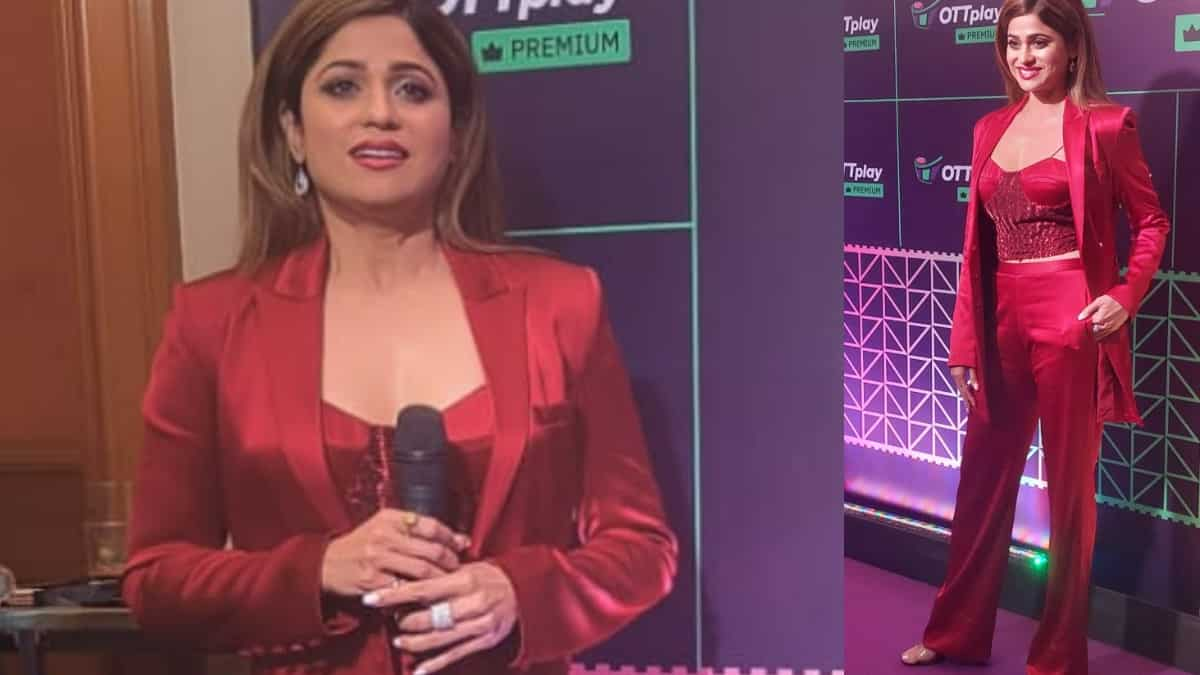 Shamita Shetty looked red hot