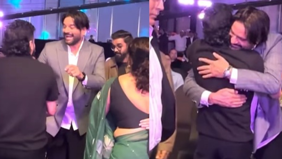OTTplay Awards 2025: The Family Man's OG villain Neeraj Madhav and much-awaited antagonist Jaideep Ahlawat share the sweetest hug | Watch