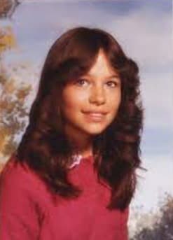 Pamela Anderson as a young girl