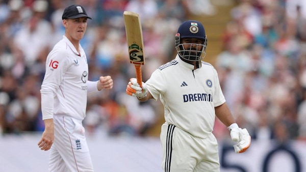 Pant during his century stand. Photo via BCCI