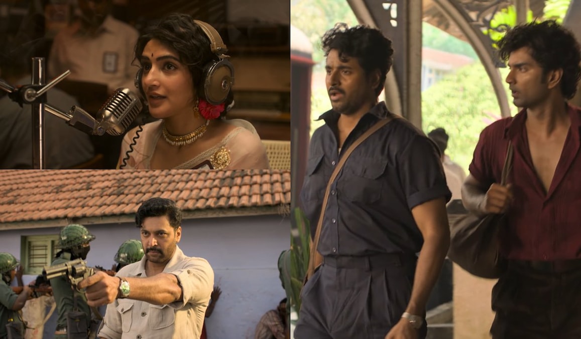 Parasakthi trailer: Sivakarthikeyan, Atharvaa lead anti-Hindi imposition riots against Ravi Mohan in Sudha Kongara political film