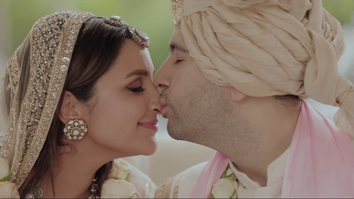 Parineeti Chopra and Raghav Chadha wedding video: Newlyweds' enchanting moments are dreamy and musical