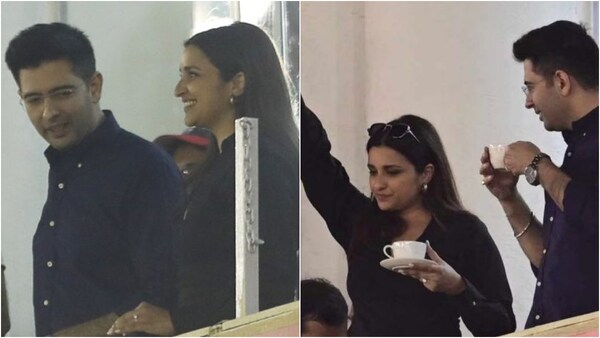 Viral! Parineeti Chopra blushes as the crowd cheers 'bhabhi' when she was spotted with rumoured beau Raghav Chadha at an IPL match
