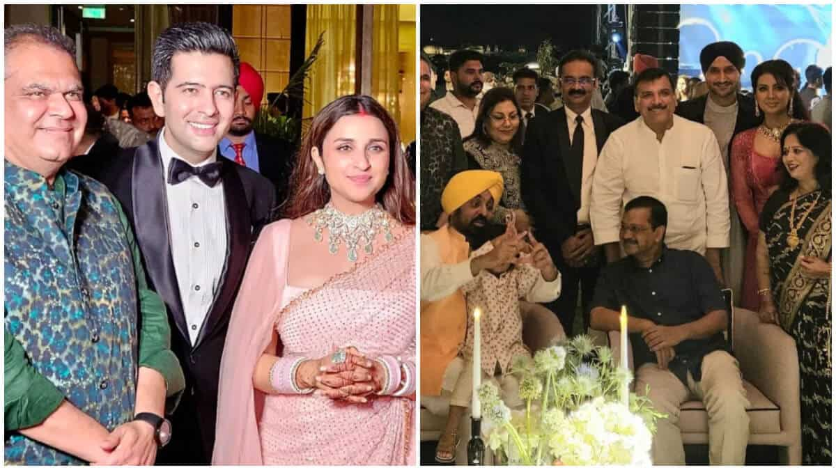 Parineeti Chopra - Raghav Chadha reception: Inside pics ft Harbhajan ...