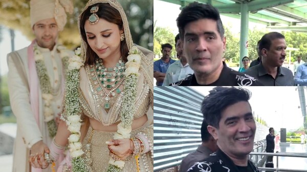 Parineeti Chopra-Raghav Chadha Wedding: Manish Malhotra calls the couple ‘lovely’ as he heads back home