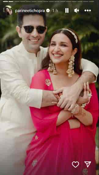 Parineeti Chopra and Raghav Chadha's haldi ceremony pictures. (Source: Instagram)