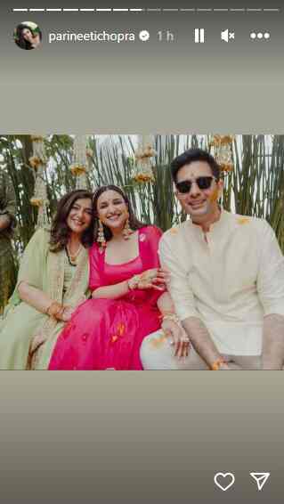 Parineeti Chopra and Raghav Chadha's haldi ceremony pictures. (Source: Instagram)