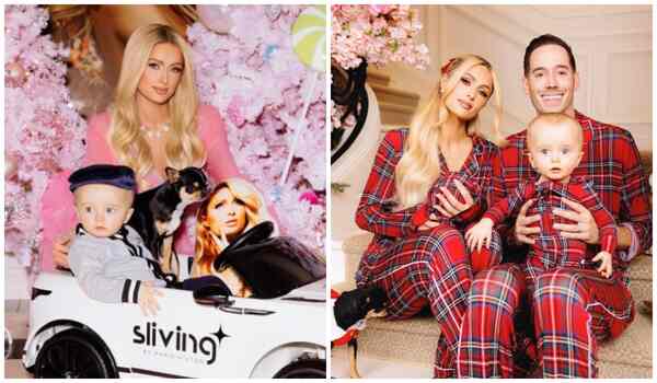 ‘Christmas felt so complete’- Paris Hilton celebrates as a Proud Mom with babies and a pink Christmas tree, Check PICS